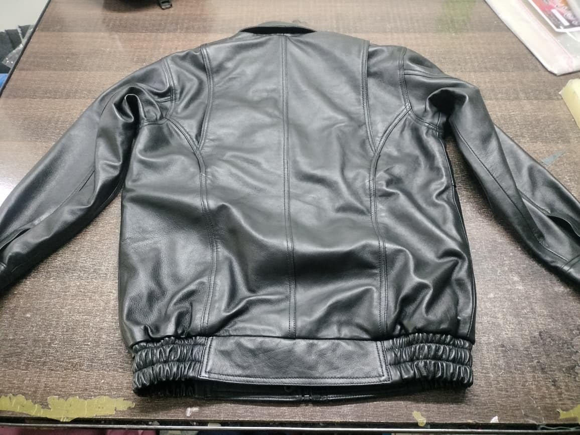 ZAPRIS Women’s Fashion 90s Leather Jacket Ladies Oversized Bomber Jacke| 90’s Retro Vintage Leather Jacket (US, Alpha, Medium, Regular, Regular, Black)