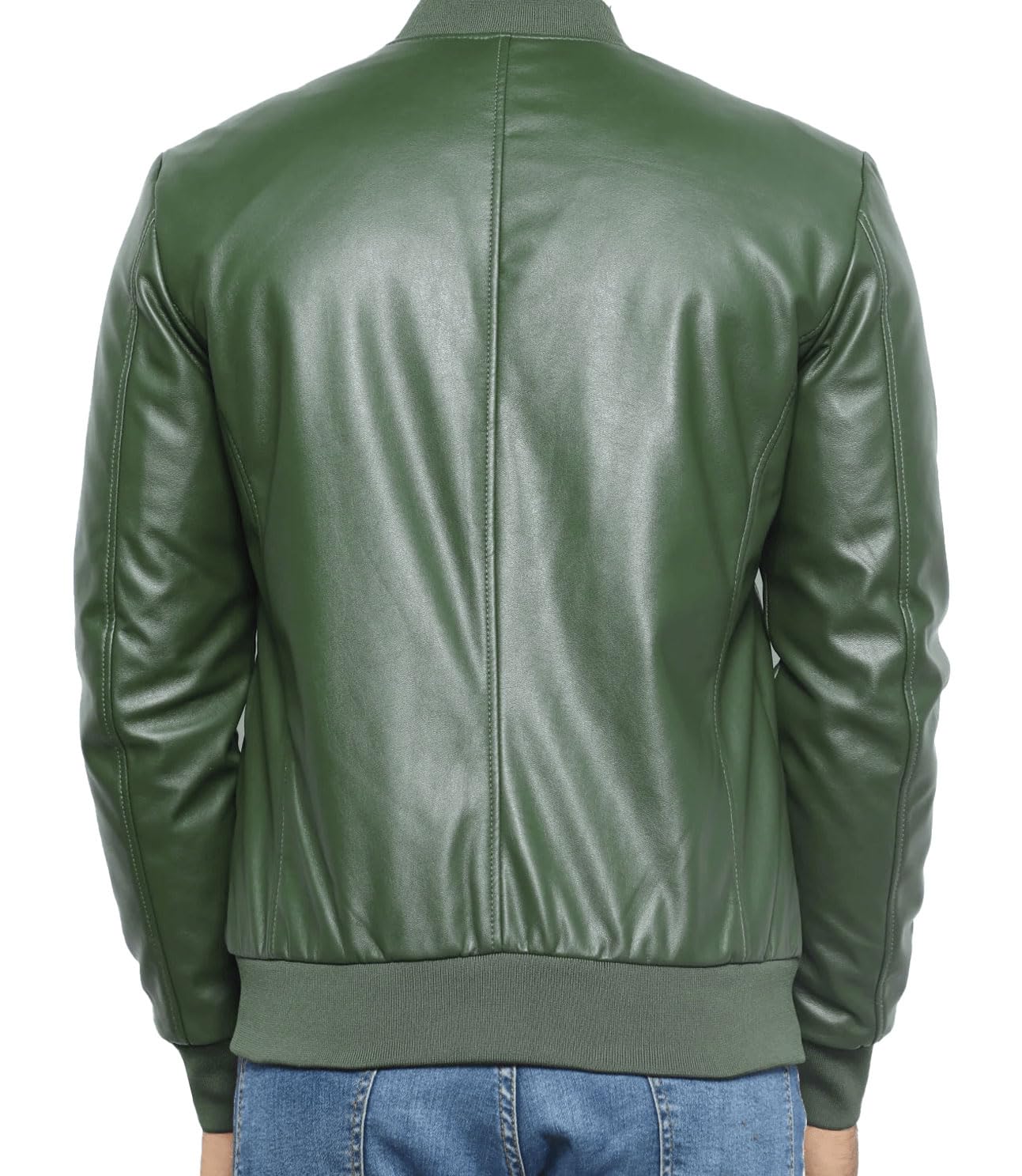 Crafter A2 Aviator Flying Tiger WWII Flight Aviator Bomber Jacket in Real Leather for Men B3 Bomber leather jacket (US, Alpha, X-Large, Regular, Regular, Olive)
