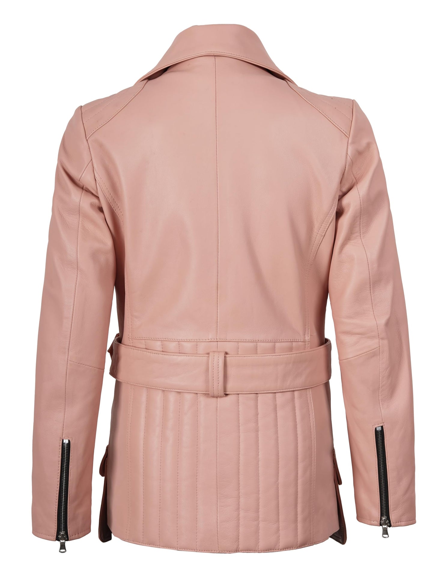 Blingsoul Disc Womens Leather Jacket | [1326792] Victoria Pink, S
