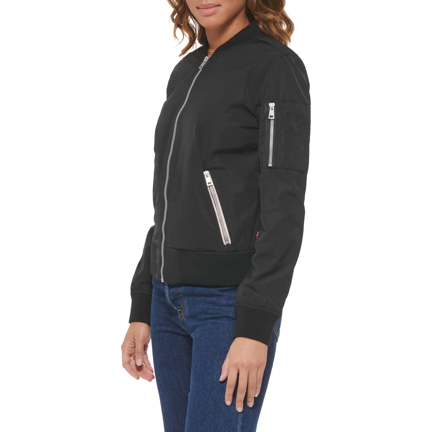 Levi's Melanie Newport Bomber Jacket, Black, 2XL