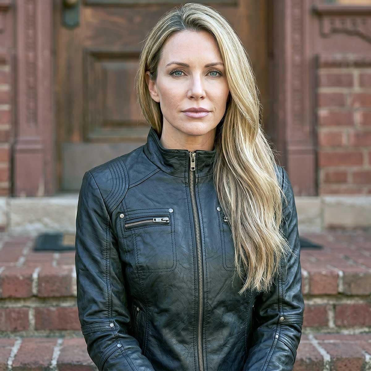 Milwaukee Leather SFL2801 Women's Racer Black Stand Up Collar Motorcycle Fashion Leather Jacket - Medium