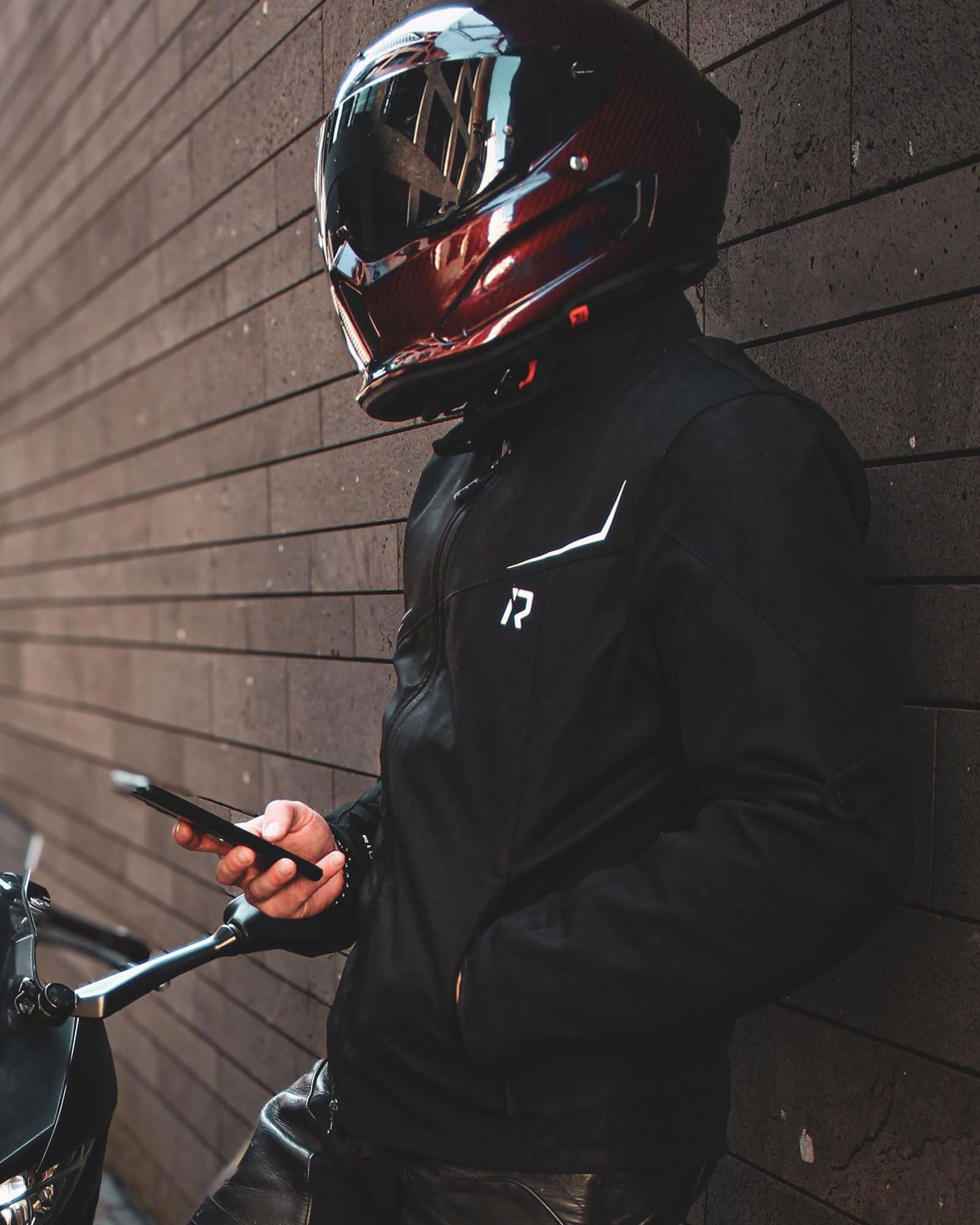 RIDEIRON Motorcycle Riding Jacket for Men, CE Certified