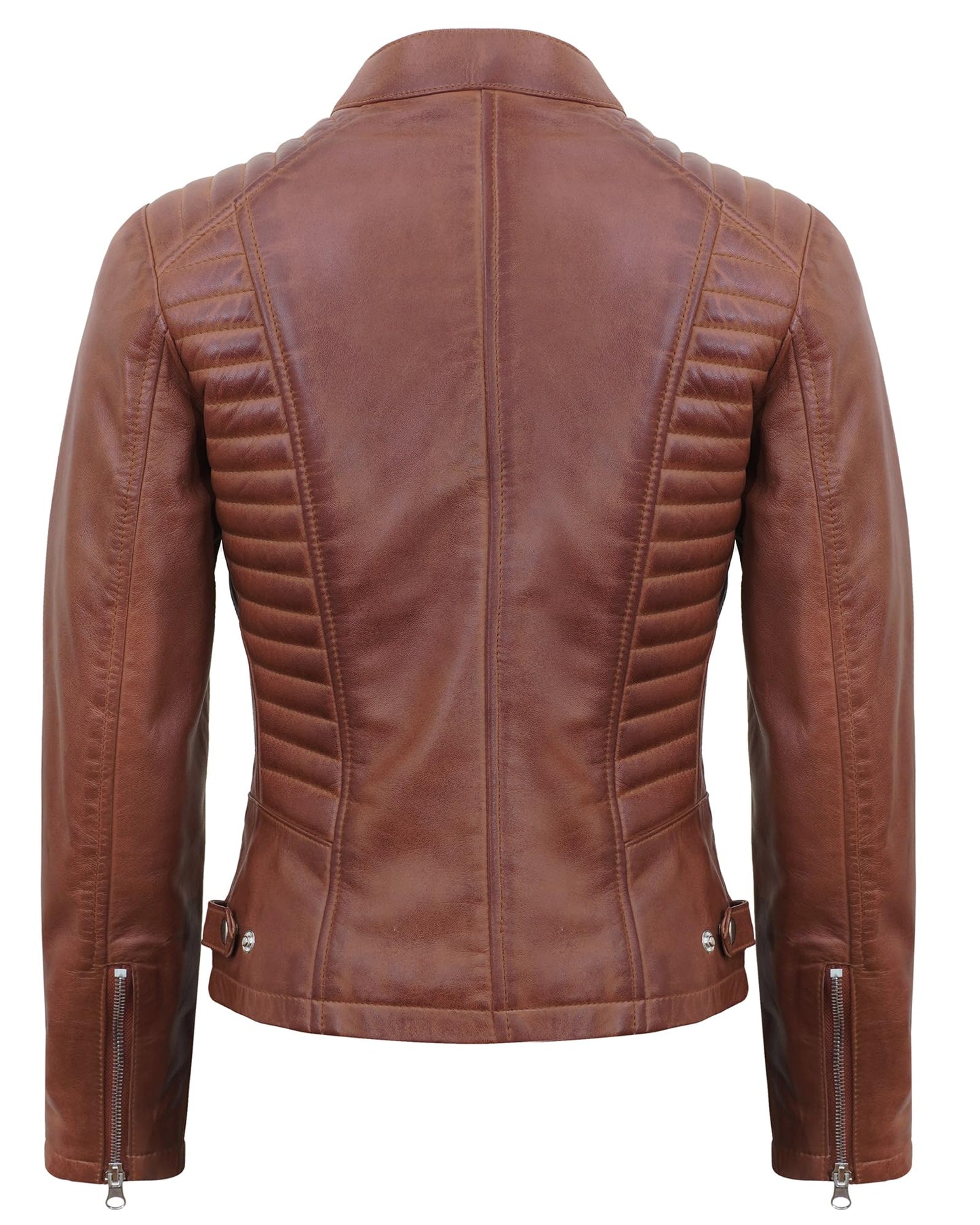 UrbanFocal Lambskin Leather Jackets For Women | [101003302] N185 Cgnc, S