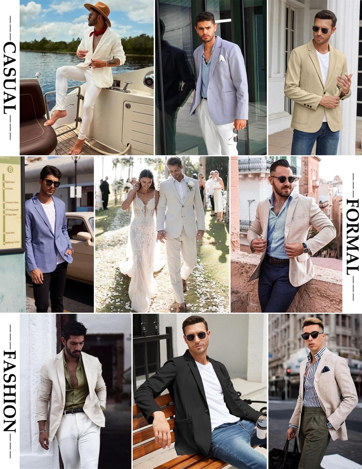 COOFANDY Men's Casual Linen Blazer Lightweight Regular Fit One Button Sport Coat Wedding Suit Jacket Pink