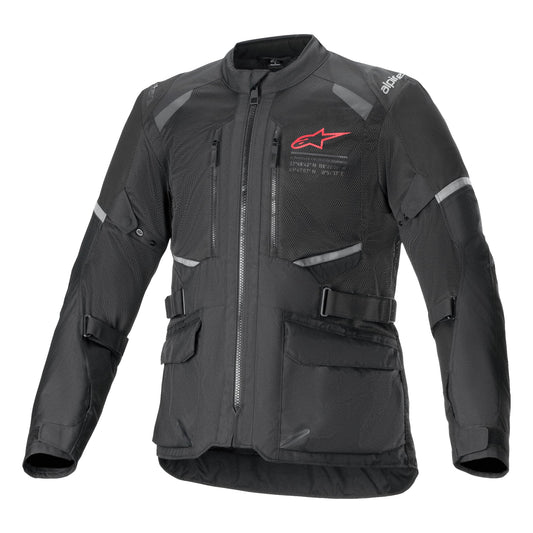 Alpinestars Andes Air Drystar Jacket, Dual-Season, Waterproof & Ventilated, Touring Motorcycle Jacket for All-Weather Riding, XL, Black