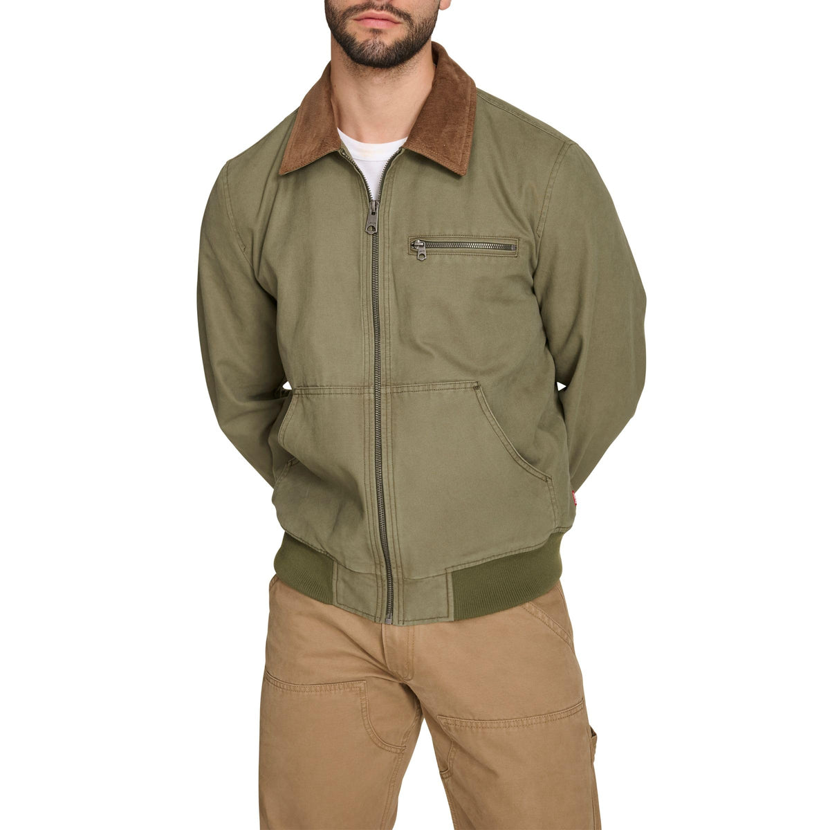 Levi's Men's Western Bomber Jacket, Grape Leaf, Large