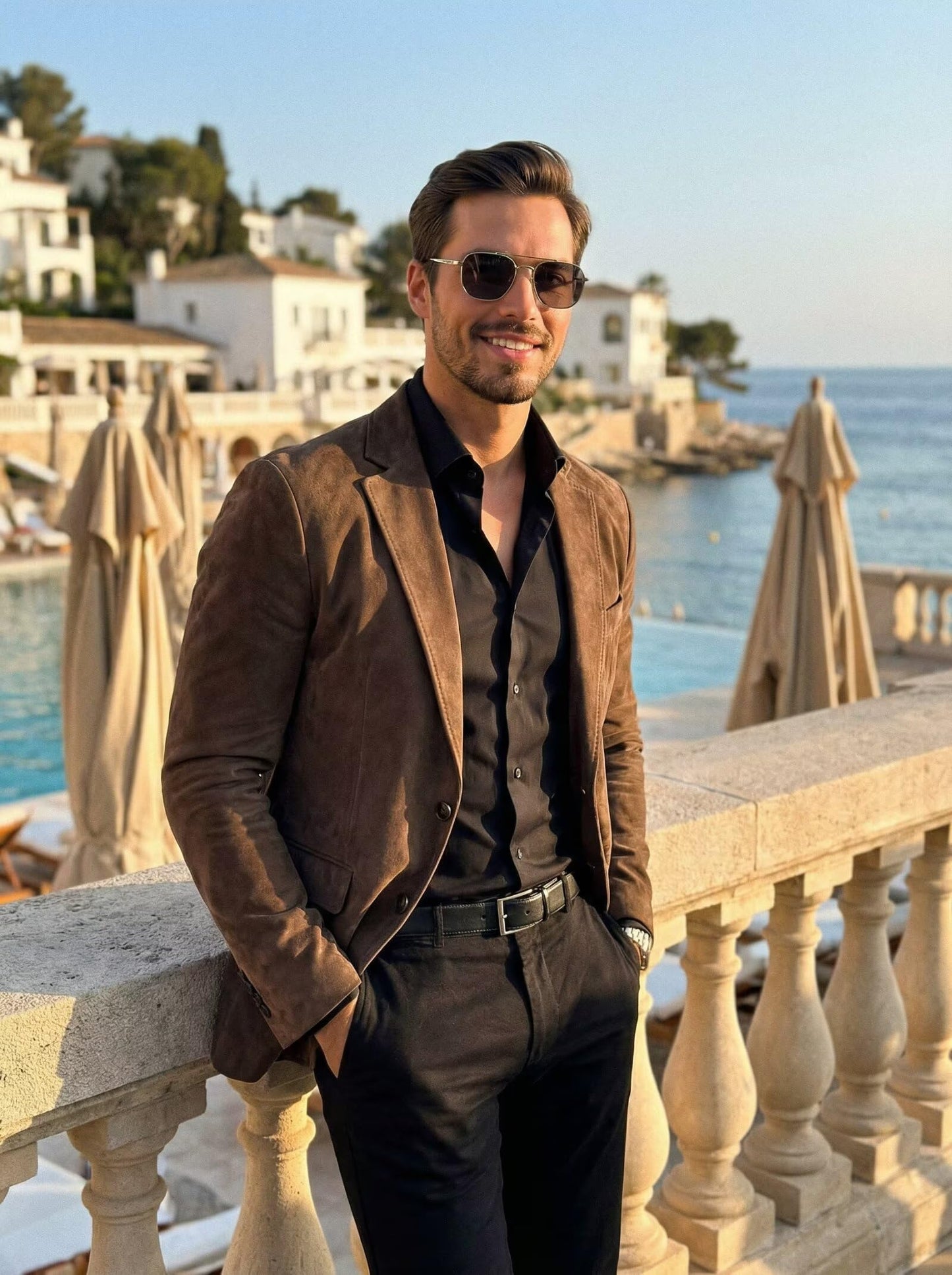 Suede Blazer for Men Grape Retro Mens Blazer Suede Suit Jacket for Mens Jacket Men Casual Blazers Faux Leather Business Wedding Prom XXL