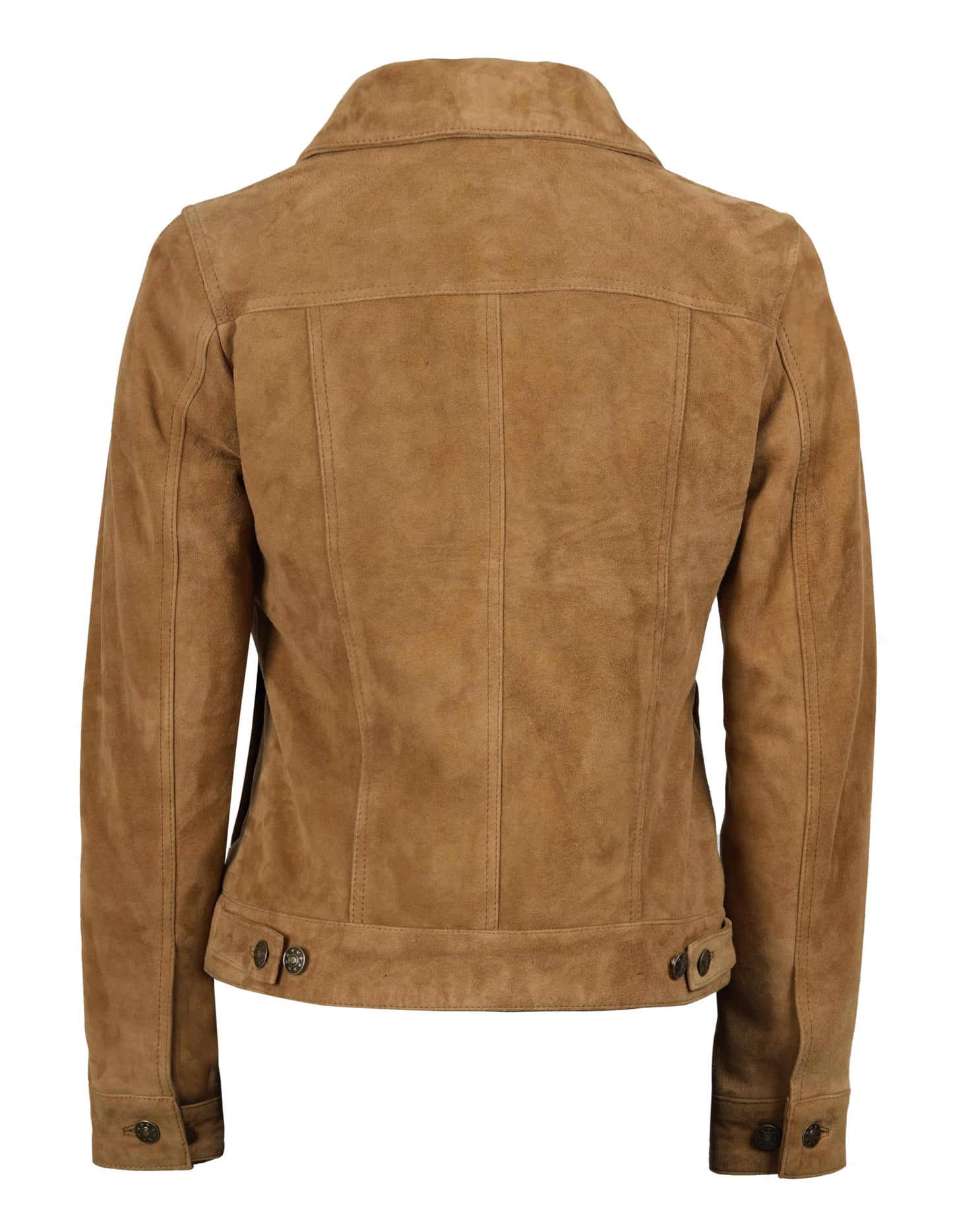 fjackets Leather Jacket Women - Real Lambskin Leather Jacket For Women Shirt Collar Style| Fernando Light Brown, [1318854] L