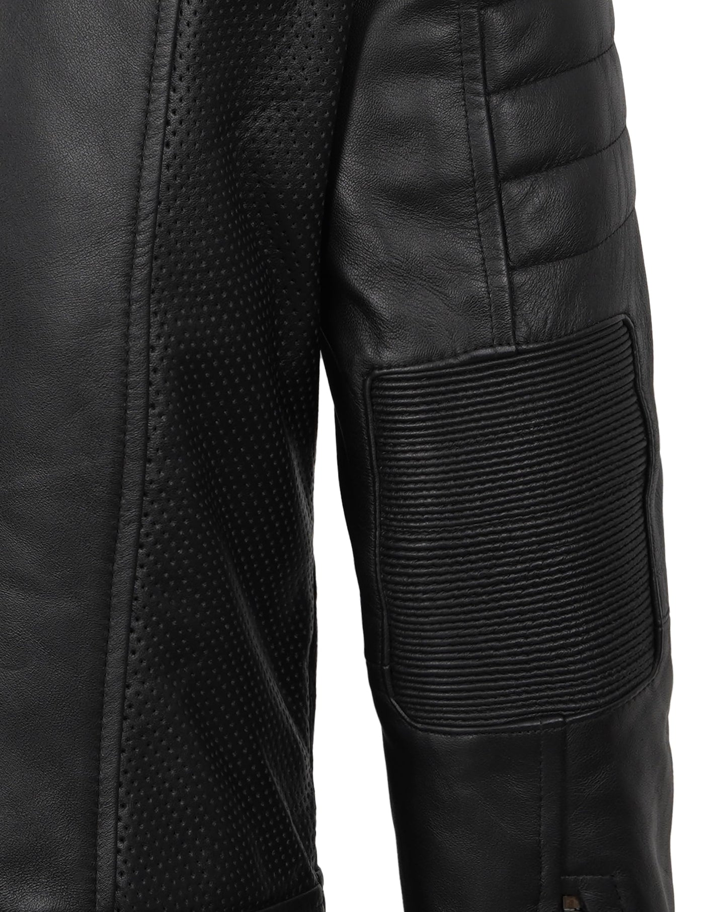 fjackets Leather Jacket Men - Real Leather Biker Motorcycle Casacas Para Hombre - Austin mens black leather jacket | [1100075] XL