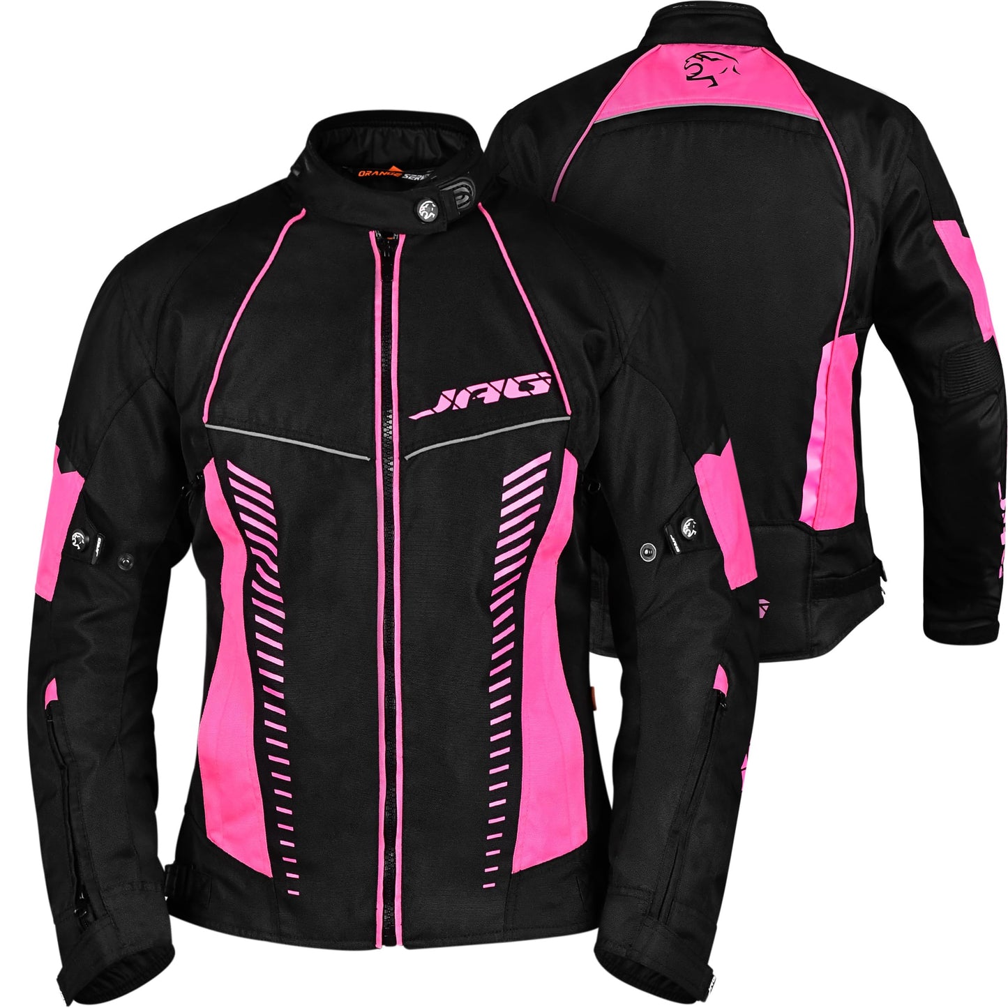 J.A.G. JAG Touring Motorcycle Jacket for Women, All Season Adventure Women's Dual Sport Jacket with CE Armor Cordura Fabric