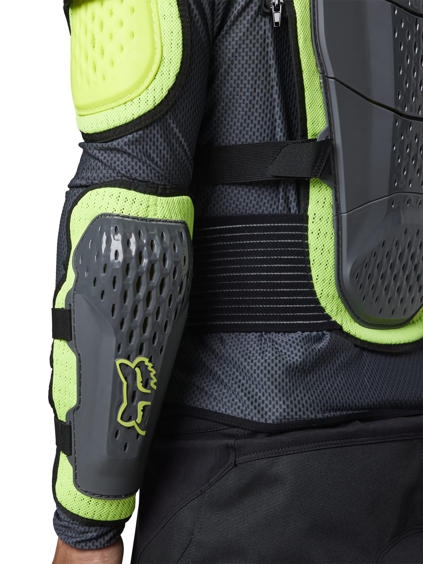 Fox Racing Titan Sport Motocross Dirt Bike Chest Guard Jacket, Dark Shadow, Large