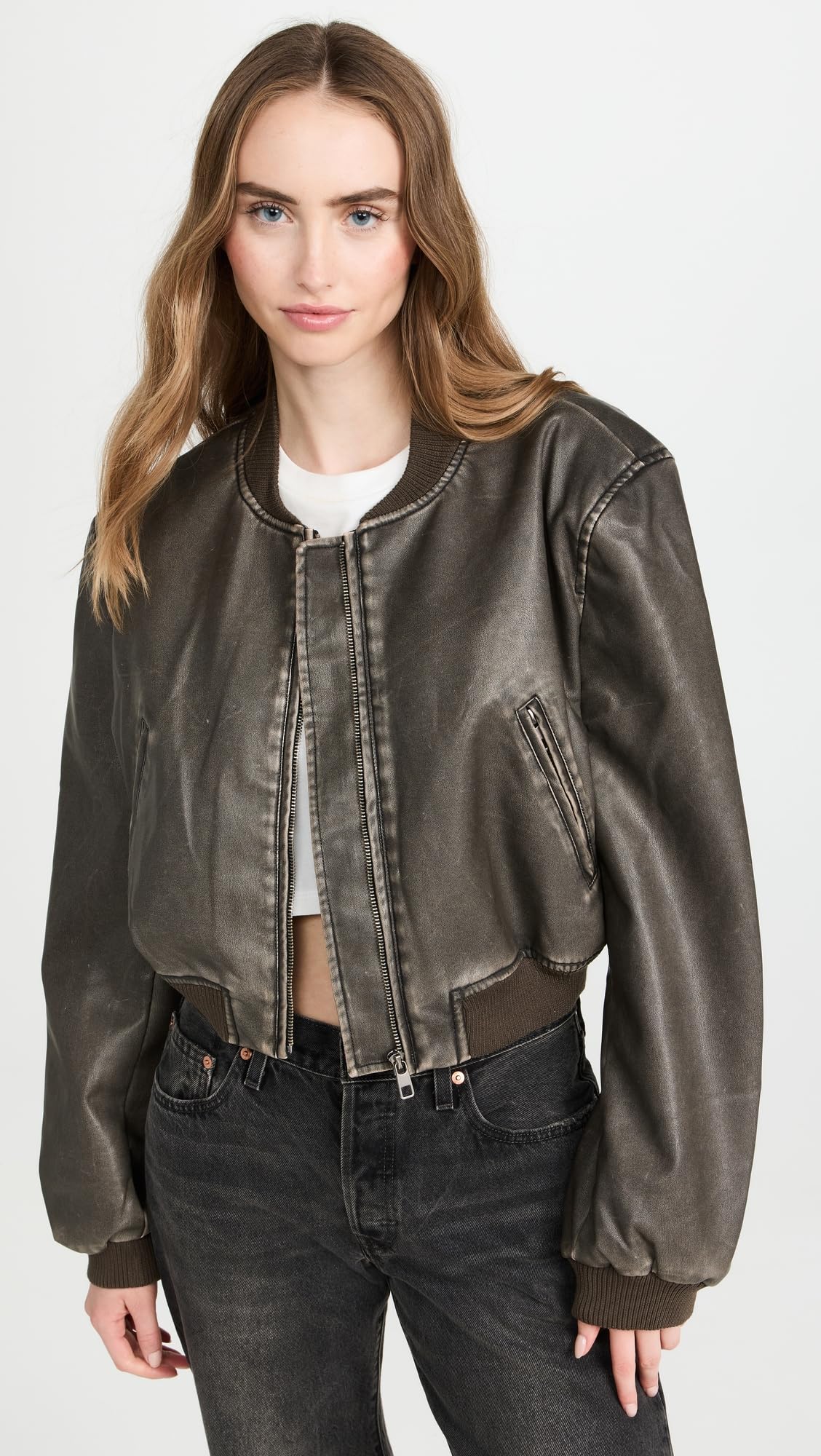 Lioness Women's Allure Bomber, Charcoal, XS