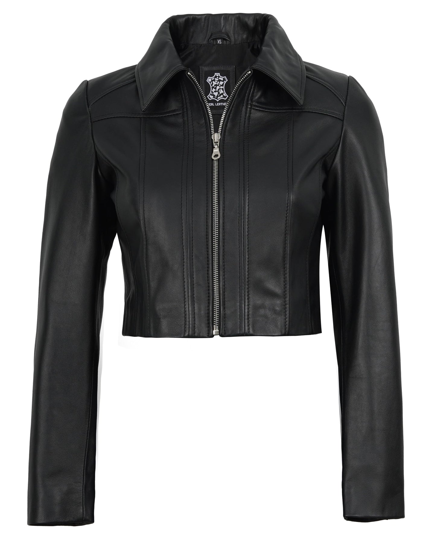 Decrum Leather Jacket For Women - Jacket Women Leather | [1332906] Marsha Black, XXL