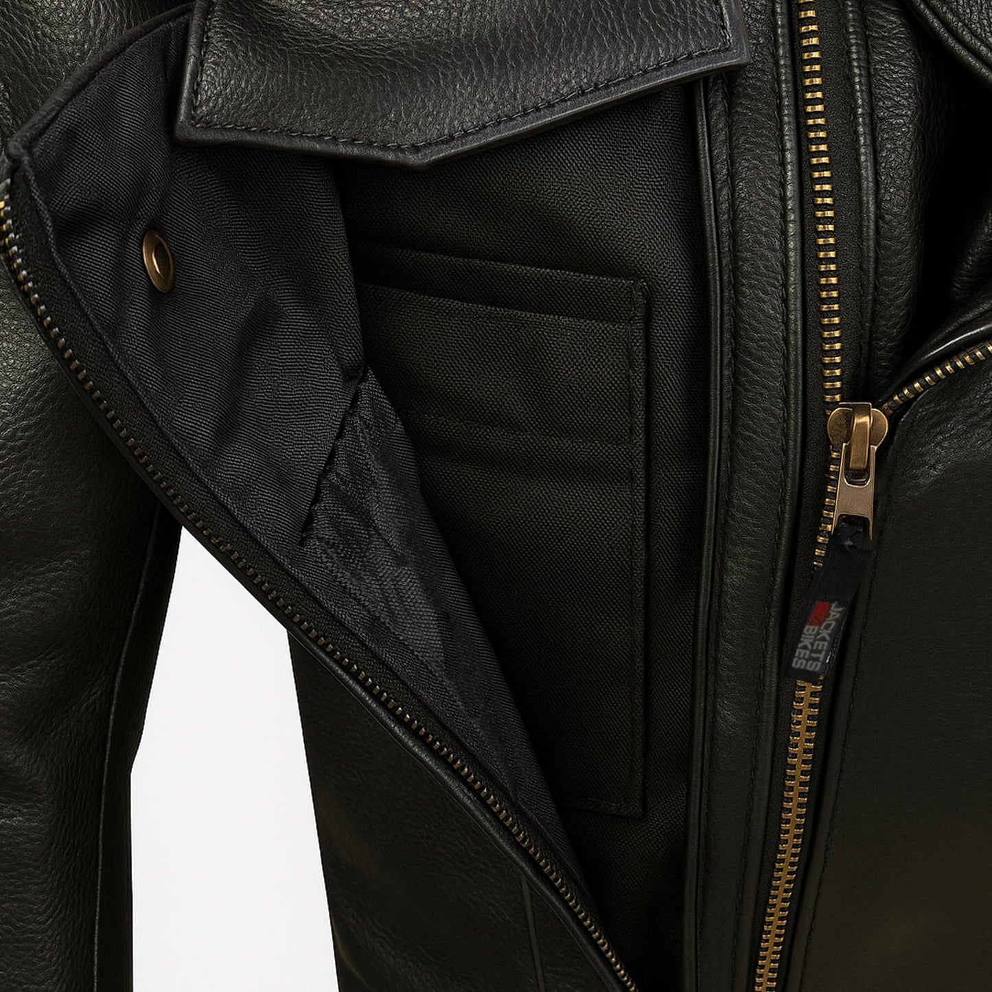 OUTRIDER Men's Motorcycle Jacket, Premium Natural Buffalo Leather, CE Armor, Utility Pockets, Biker Touring Black XL
