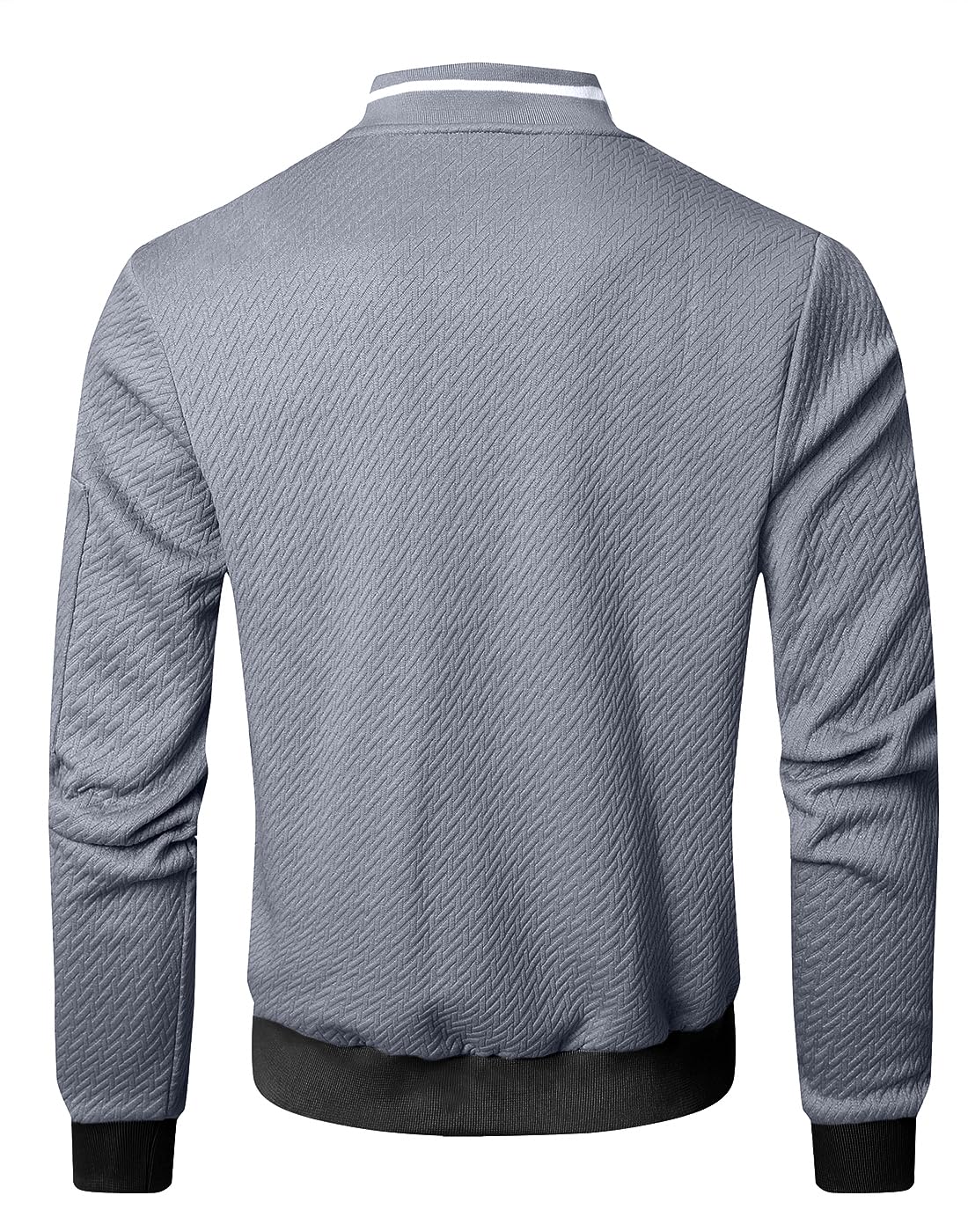 SAVKOOV Mens Loose Fit Lightweight Jacket Casual Stylish bomber Jacket