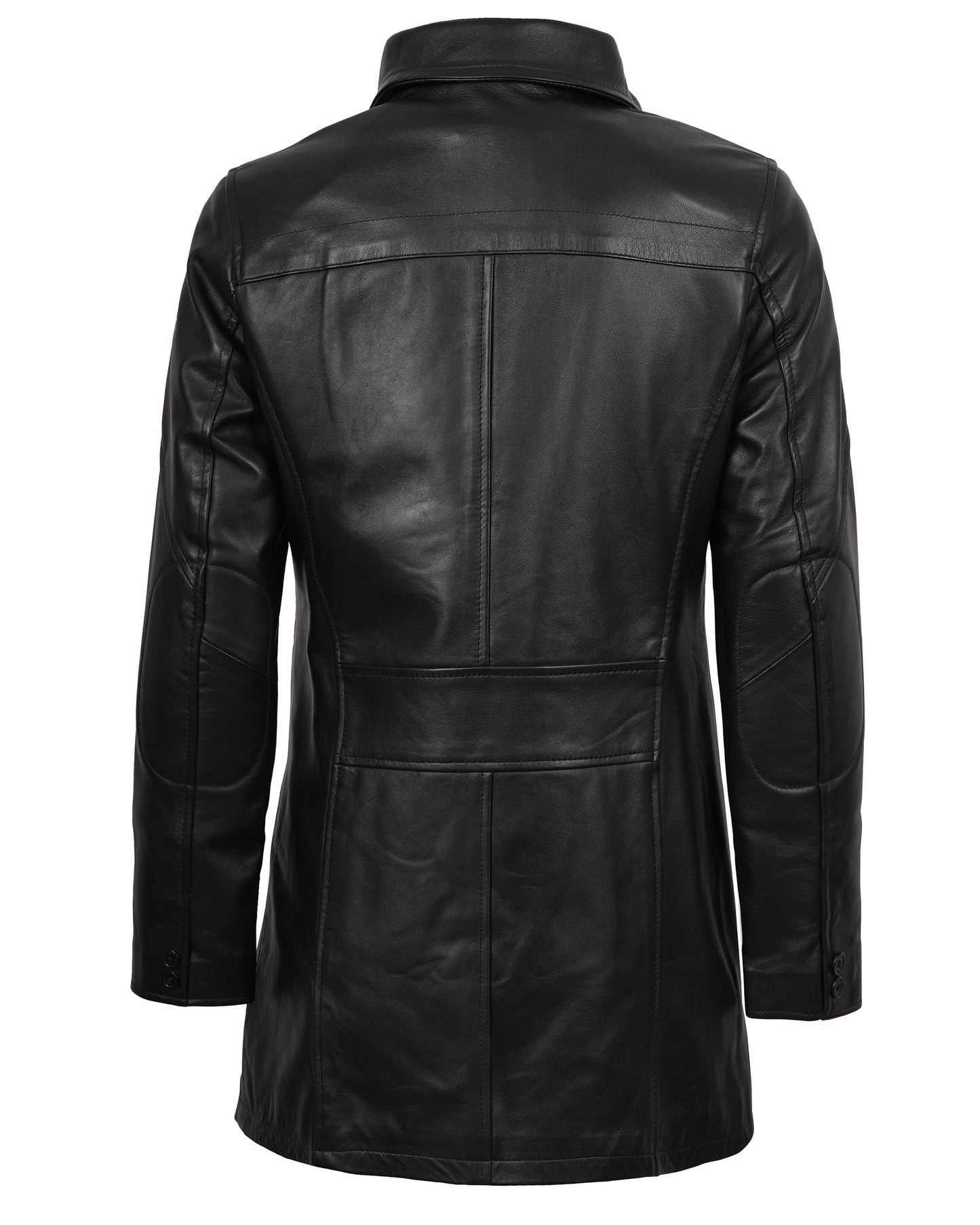 Blingsoul Disc Genuine Lambskin Black Leather Jacket Women | [1514283] Bristol Black, M