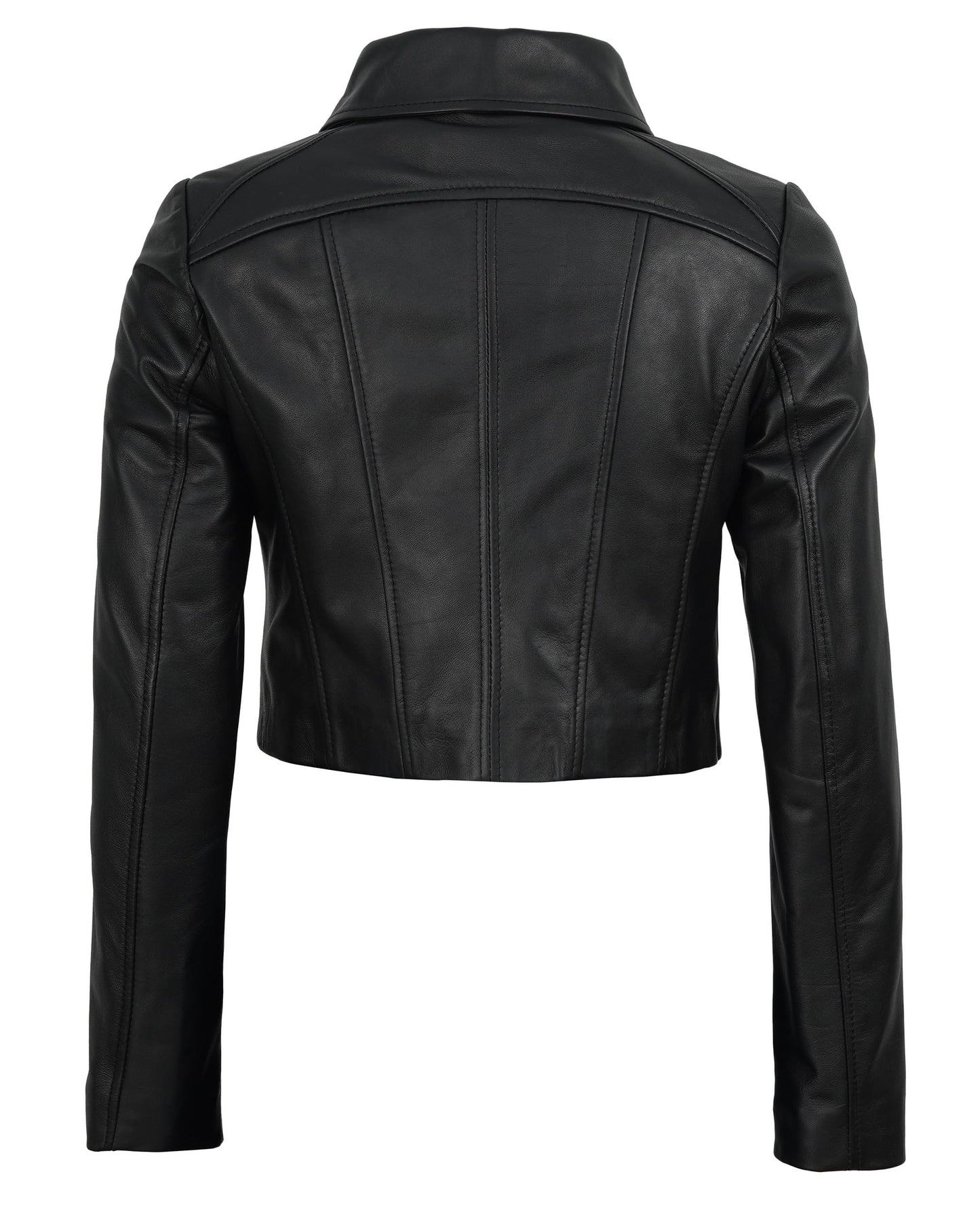 Decrum Leather Jacket For Women - Jacket Women Leather | [1332906] Marsha Black, XXL