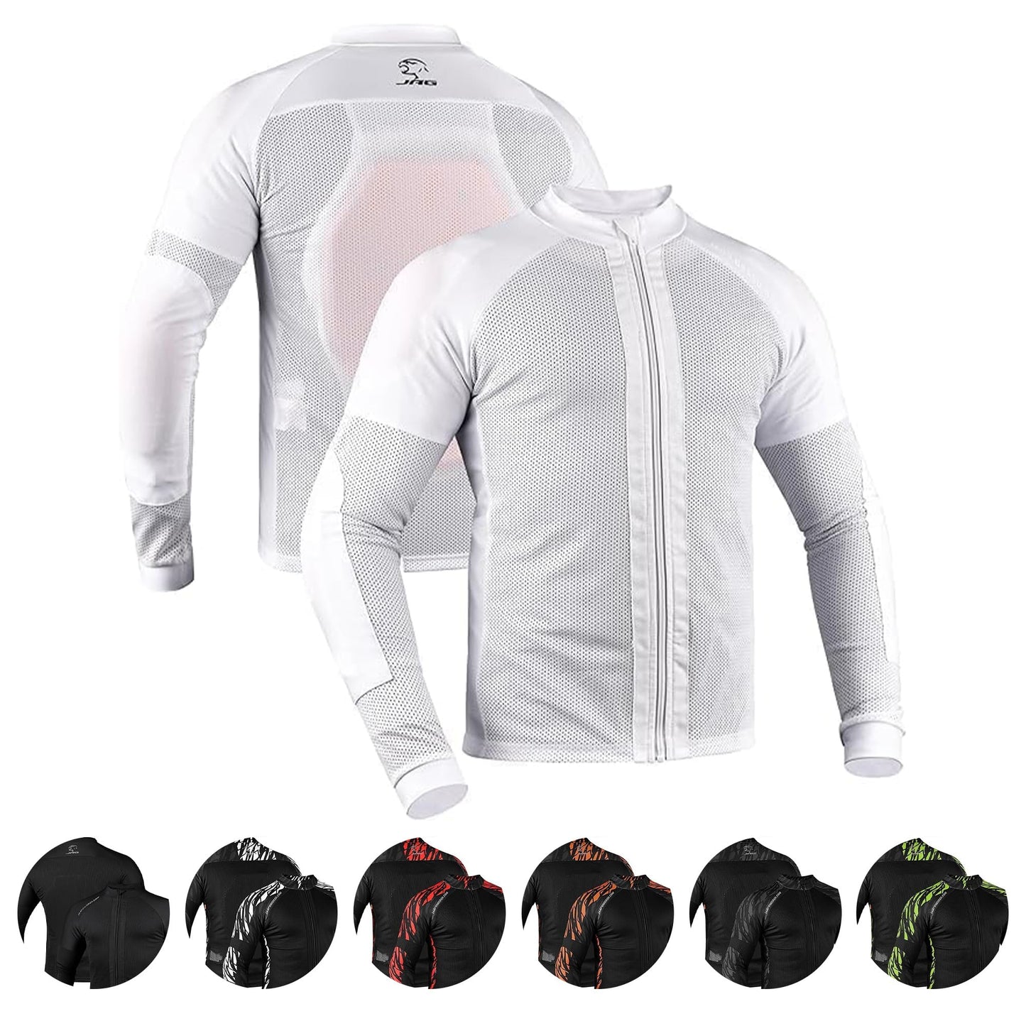 JAG Mesh Motorcycle Protective Shirt, Summer Riding Shirt for Men & Women