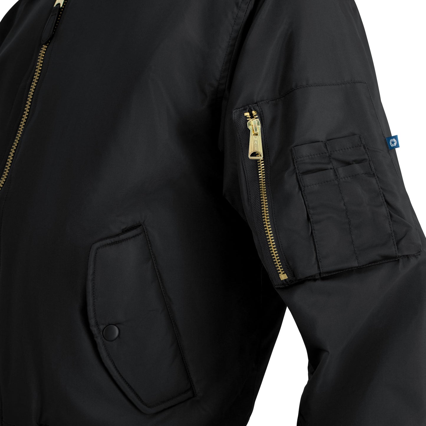 Propper Men's MA-1 Flight Jacket, Bomber Style Jacket, Black, 5X-Large