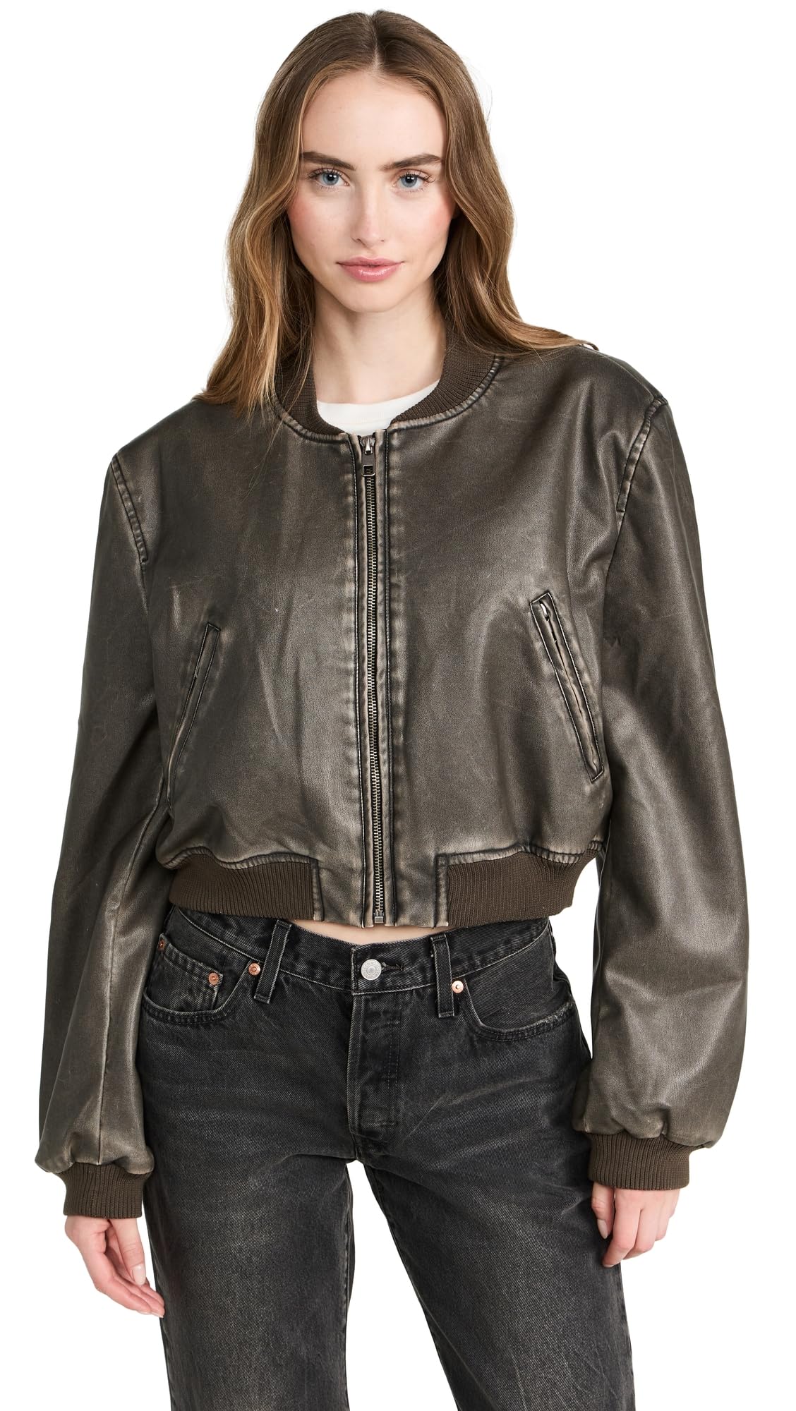 Lioness Women's Allure Bomber, Charcoal, XS