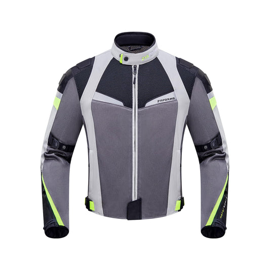 Zyxformis Summer Motorcycle Jacket, Breathable Mesh Motorcycle Riding Jacket For Men With CE Armored