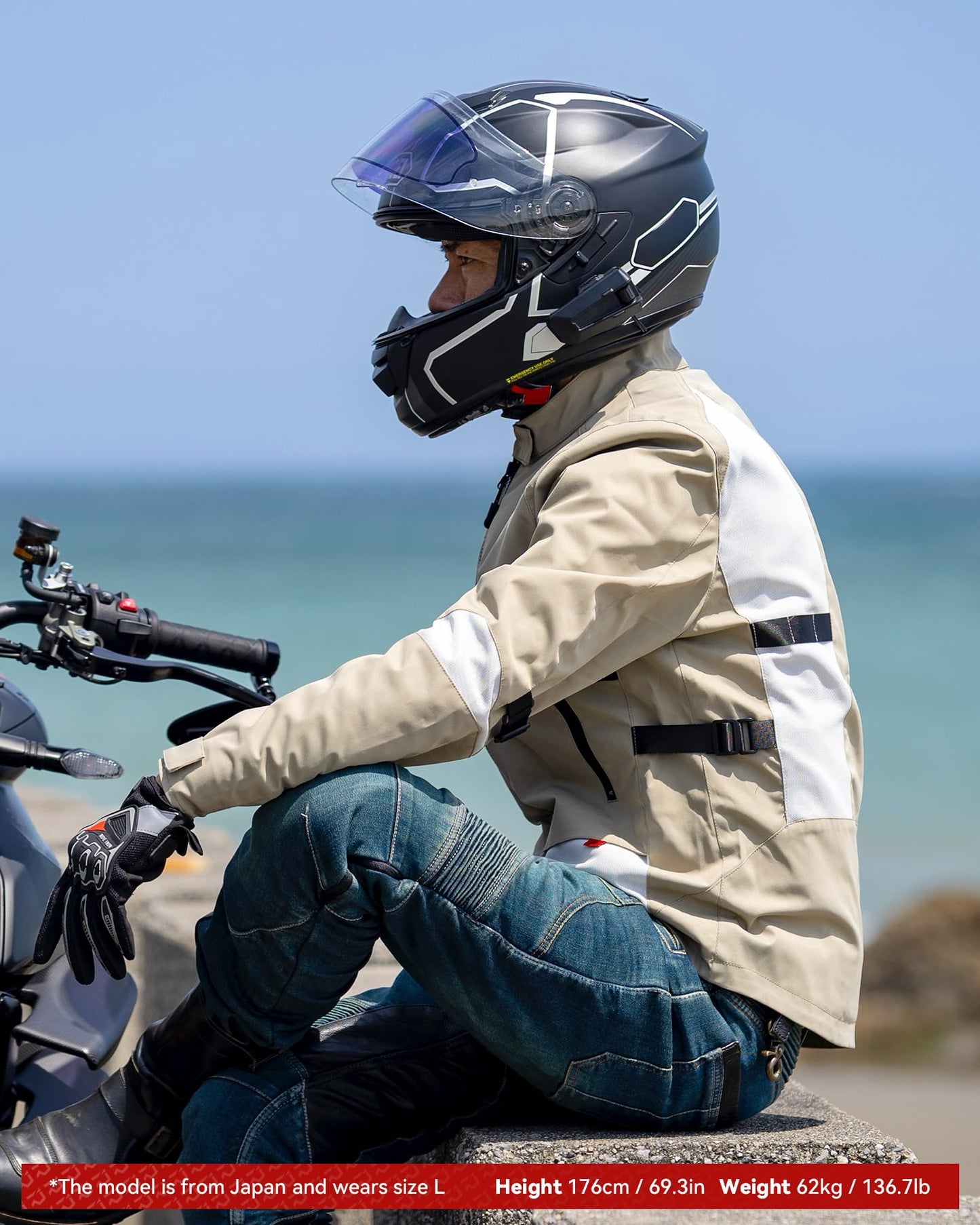 RIDEIRON Summer Motorcycle Riding Jacket with CE Armor