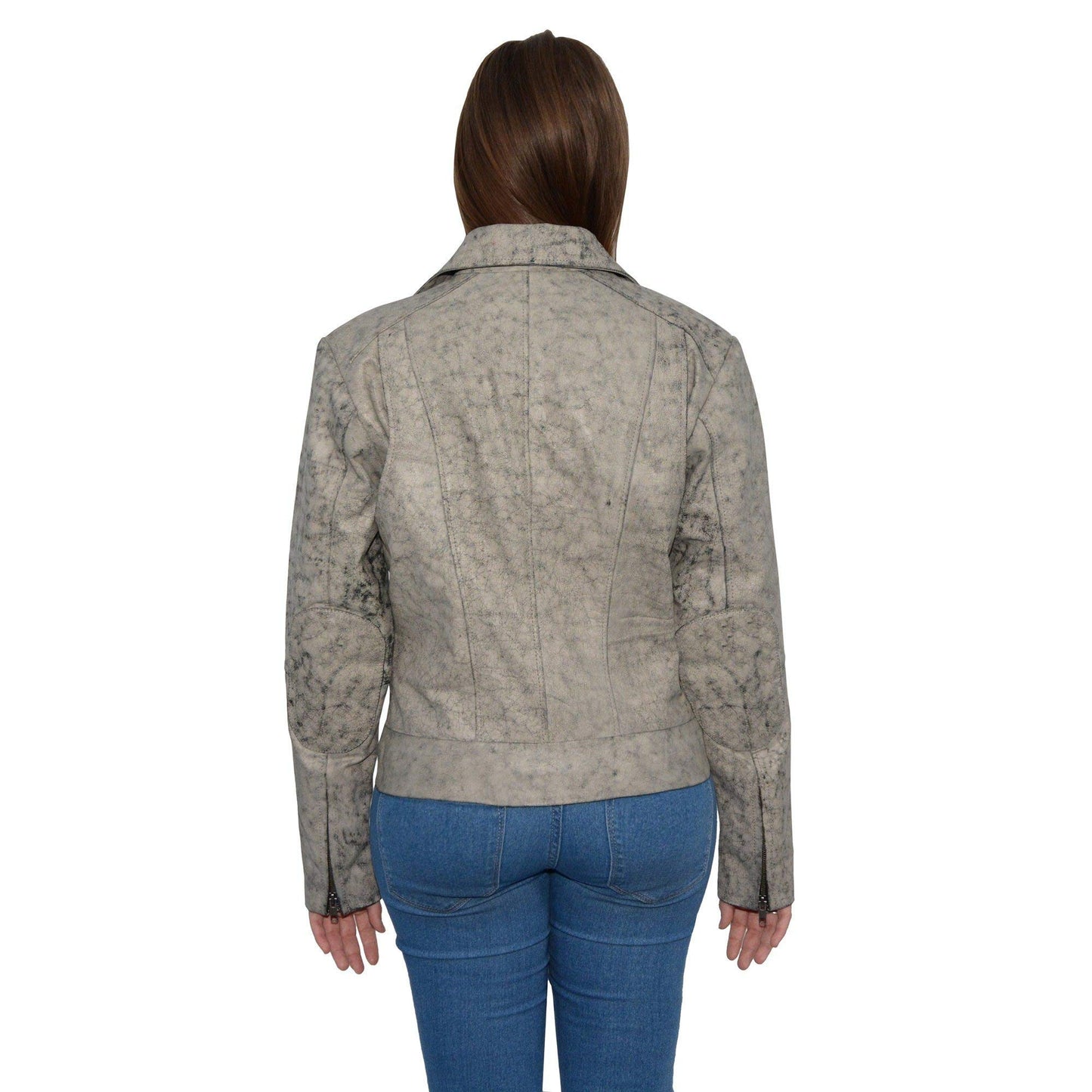 Milwaukee Leather Women's Premium Leather Biker Style Casual Fashion Coats-Jackets SFL - Large