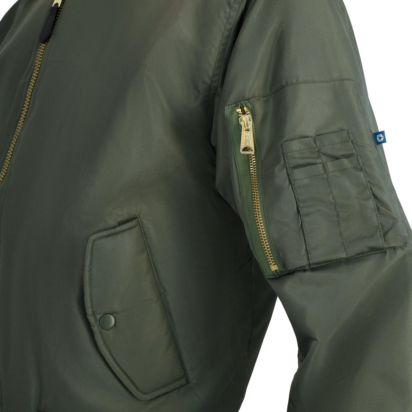 Propper Men's MA-1 Flight Jacket, Bomber Style Jacket, Sage, Medium