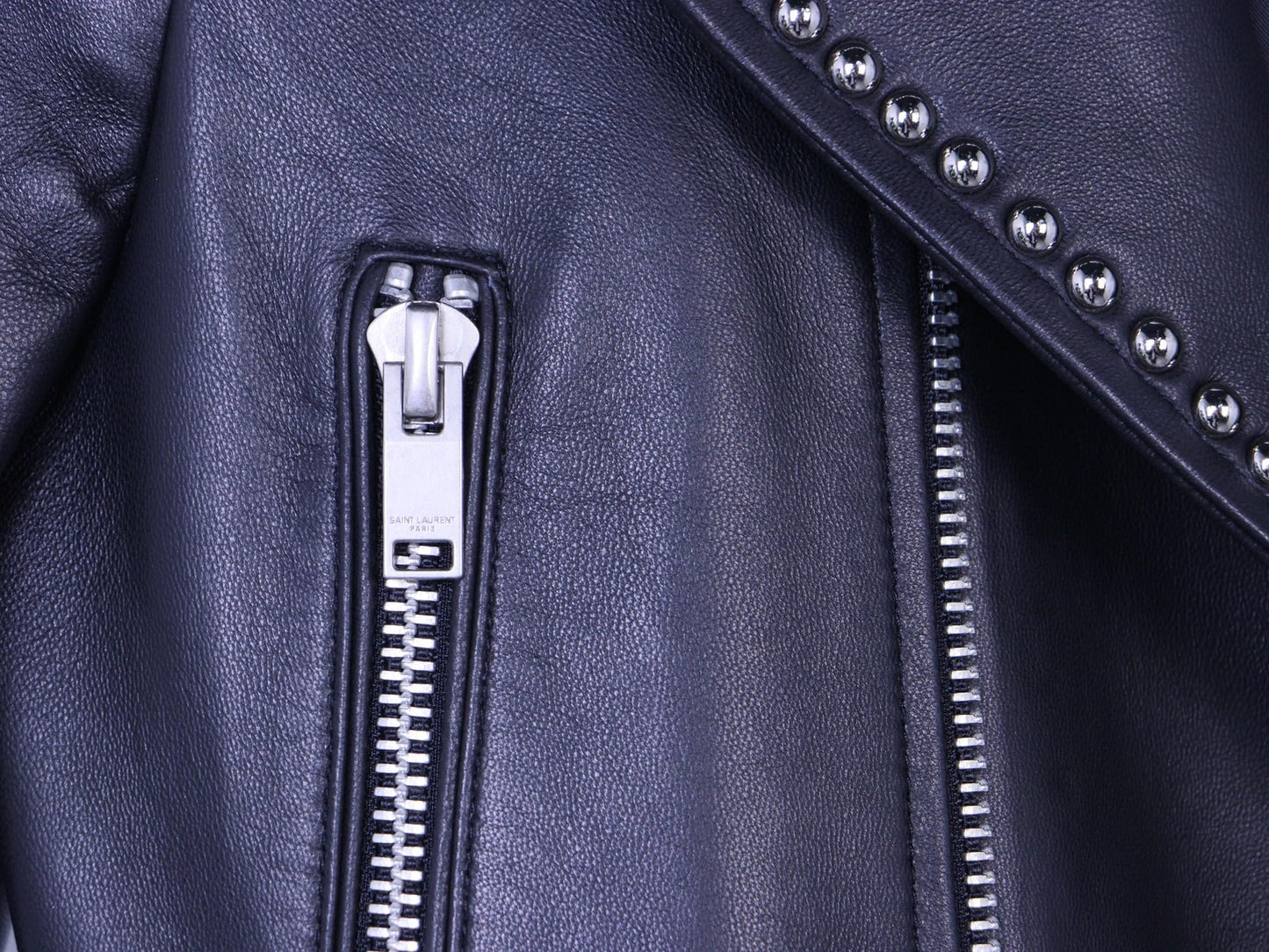 shamofeng Women Rivet Leather Coat Jacket Short Slim Genuine Leather Sheepskin Spring Fall Outfits Fashion Clothes Black L