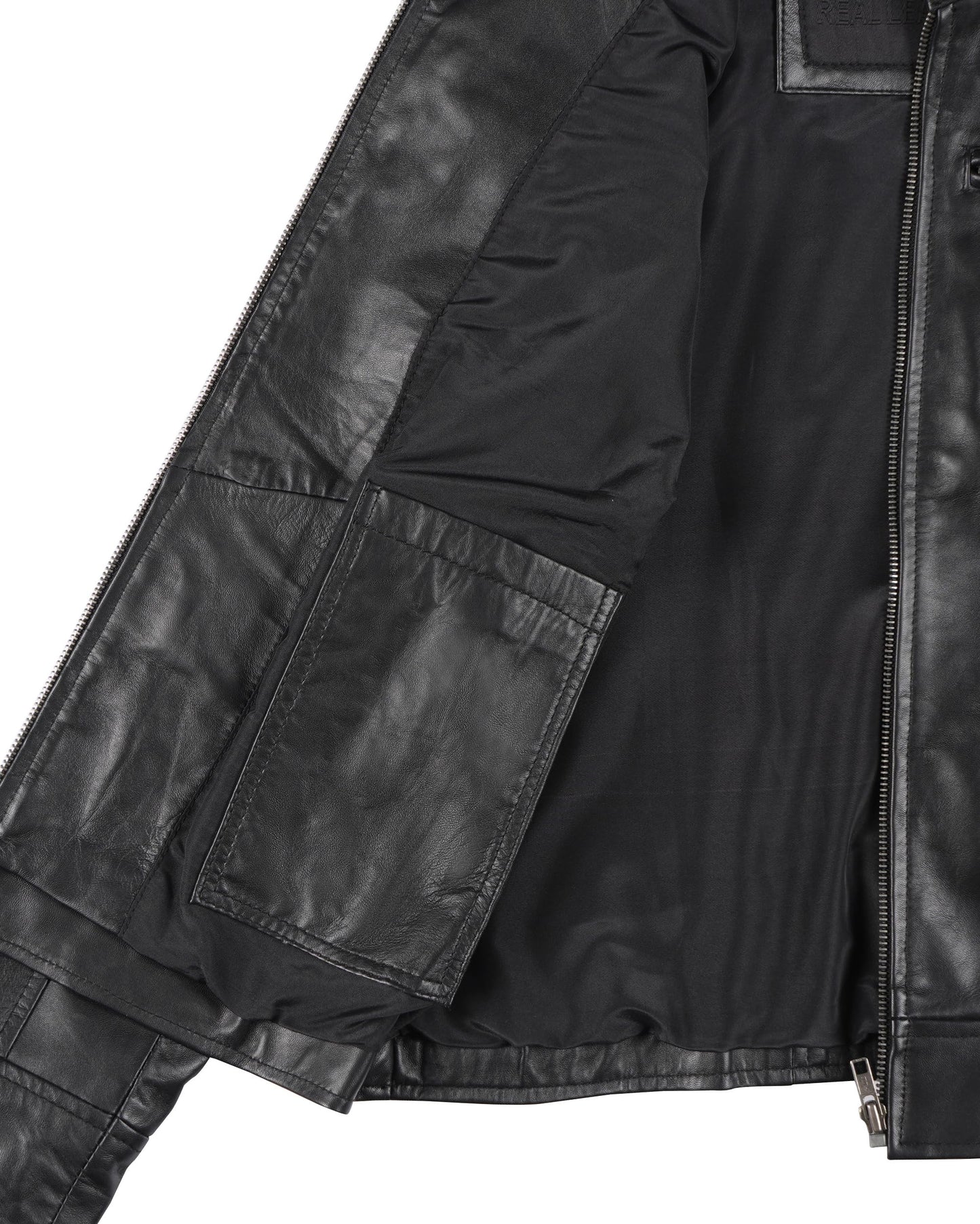 Decrum Black Womens Lambskin Leather Motorcycle Jacket | [1313763] Ddge Black, M