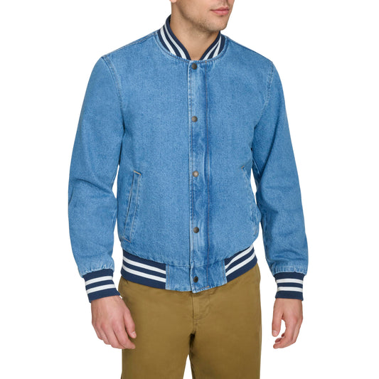 Levi's Men's Varsity Denim Bomber Jacket, Denim, Medium