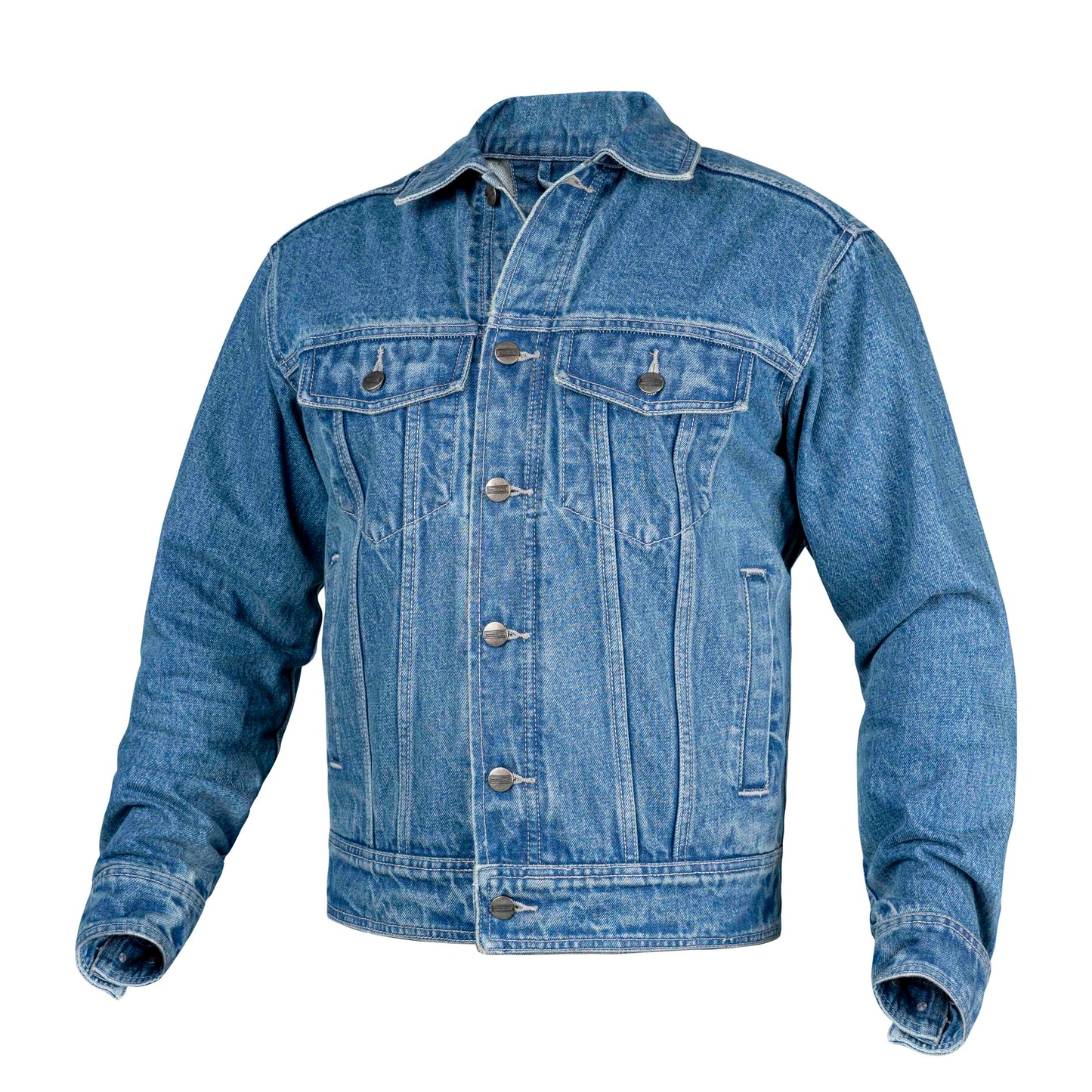 WICKED STOCK motorcycle jacket men 13 OZ denim Jacket Button closure jeans jacket Casual Rugged Wear trucker jacket men with multiple sizes.