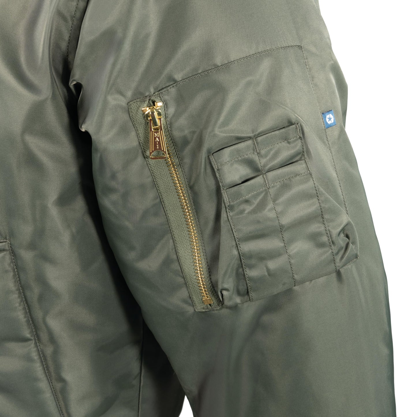 Propper Men's MA-1 Flight Jacket, Bomber Style Jacket, Sage, Medium