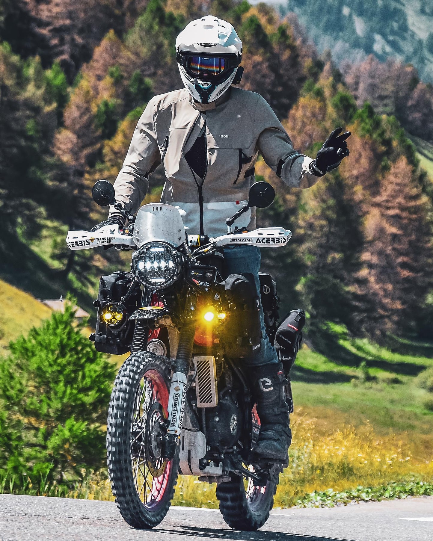 RIDEIRON Summer Motorcycle Riding Jacket with CE Armor