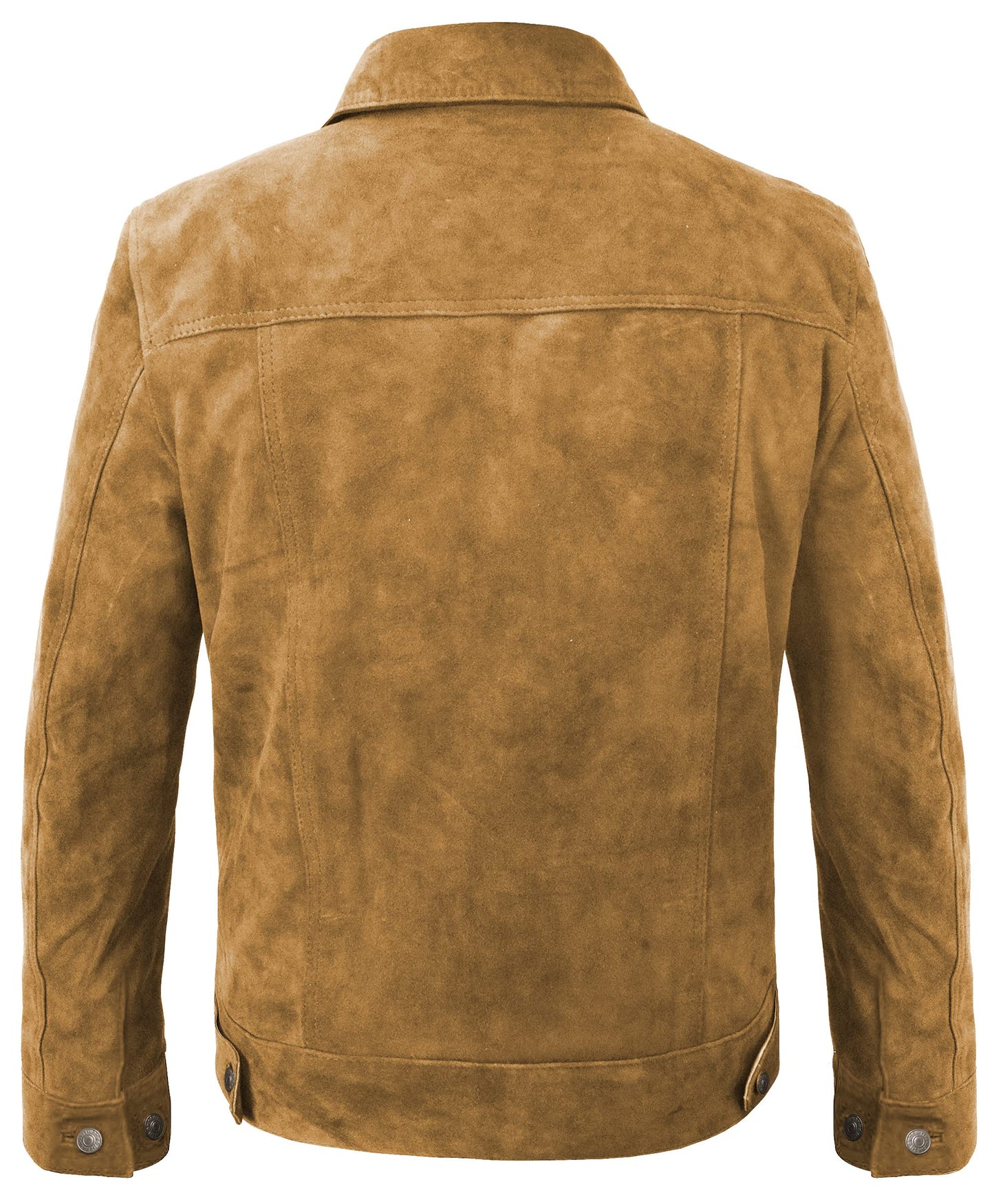suede trucker jacket men - leather trucker jacket men - cowboy leather jackets - mens suede leather Coat